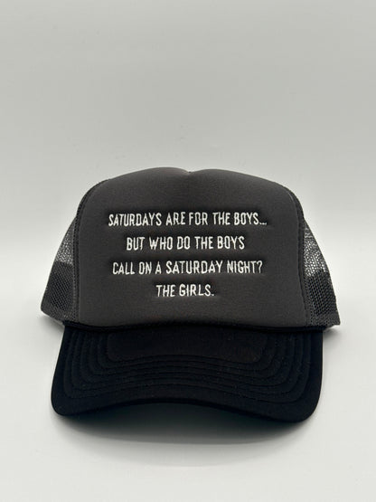Saturday’s Are For The…Girls?